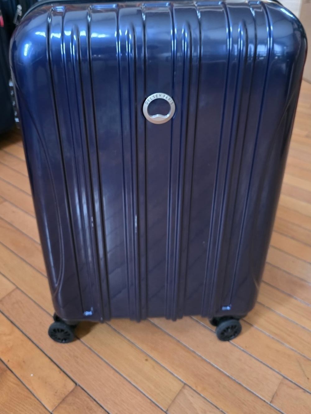 Delsey Hard Shell Spinner Luggage - Deep Navy